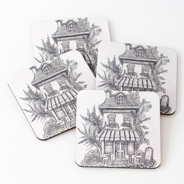 Item preview, The Little Garden Café designed and sold by tarek-artworks.