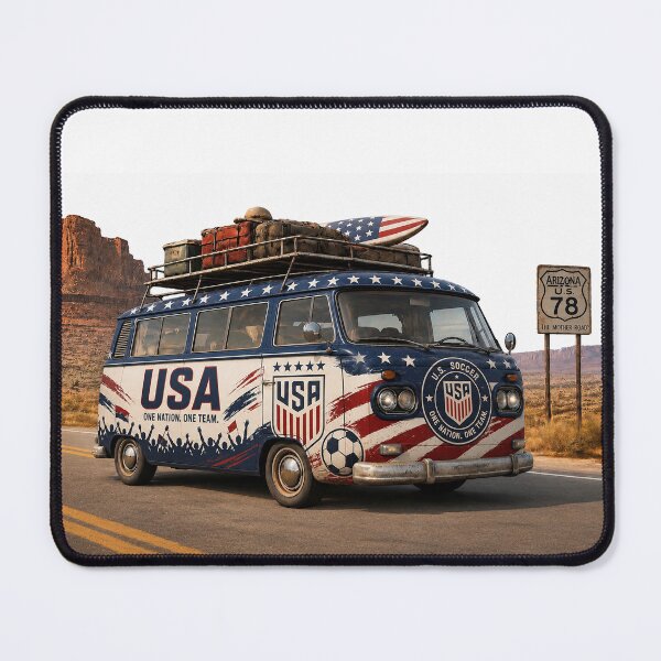 Item preview, Retro Desert Adventure Bus Through the Southwest designed and sold by Hookesmode.