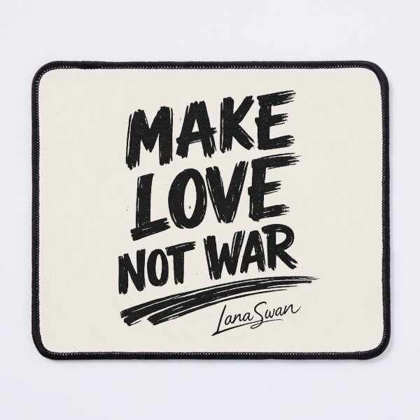 Item preview, MAKE LOVE NOT WAR | Ivory Quote Design | Timeless Typography Statement designed and sold by BlueberrySwan.