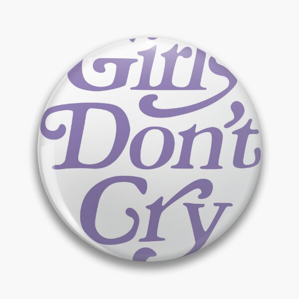 Item preview, Girls Don't Cry Retro Y2K Pastel Purple Aesthetic designed and sold by MagySale.