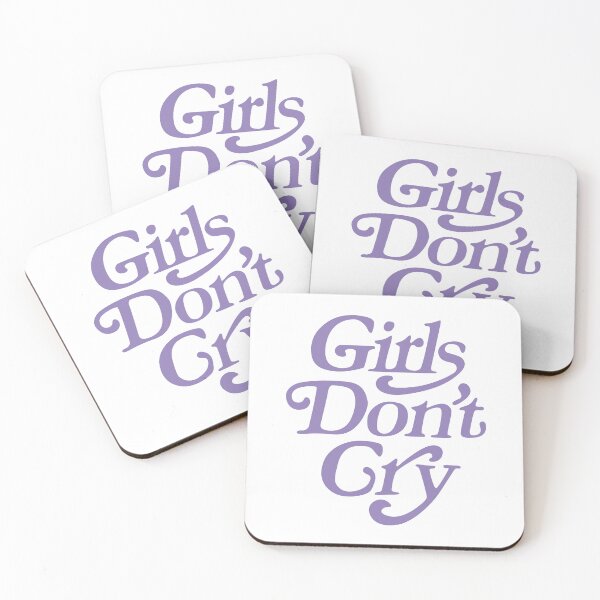 Item preview, Girls Don't Cry Retro Y2K Pastel Purple Aesthetic designed and sold by MagySale.