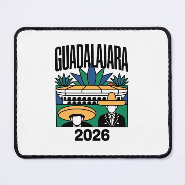 Item preview, Guadalajara 2026 Mexico Football Soccer Souvenir T-Shirt V12 designed and sold by DarylWelsh2024.