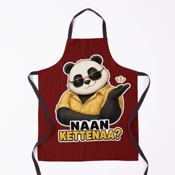 Item preview, Naan Kettenaa Funny Tamil Panda Sticker | Mind Voice Tamil Meme Design designed and sold by KS Cosmic Journeys.