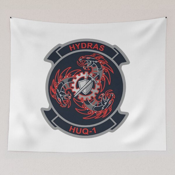Item preview, US Navy HUQ-1 Hydras Unmanned Patrol Squadron Insignia designed and sold by CharlieDesings.
