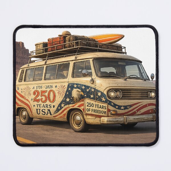 Item preview, Retro Desert Adventure Bus Through the Southwest designed and sold by Hookesmode.