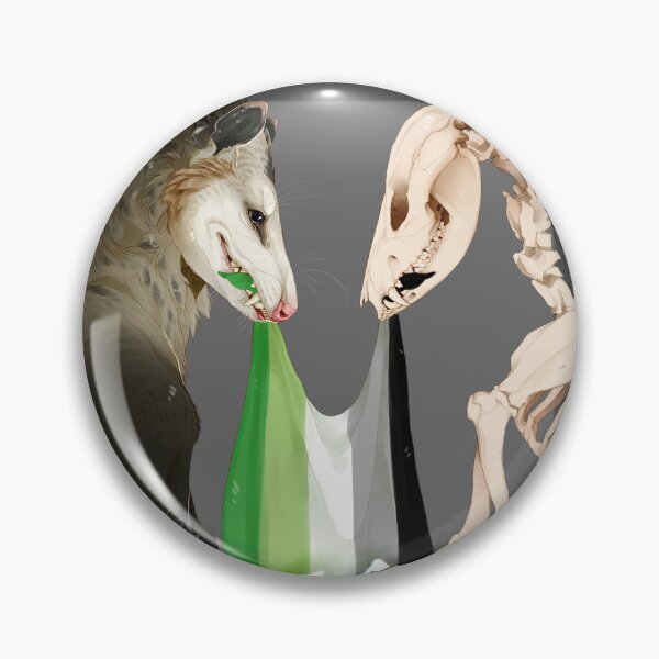 Item preview, Opossum Aromantic Pride designed and sold by CervidaeDecay.