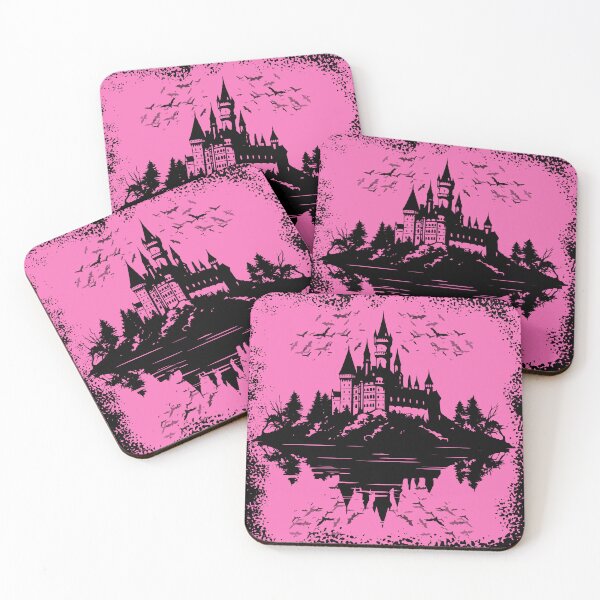 Item preview, Pink Grunge Gothic Castle Dark Landscape designed and sold by Cherry Emporium.