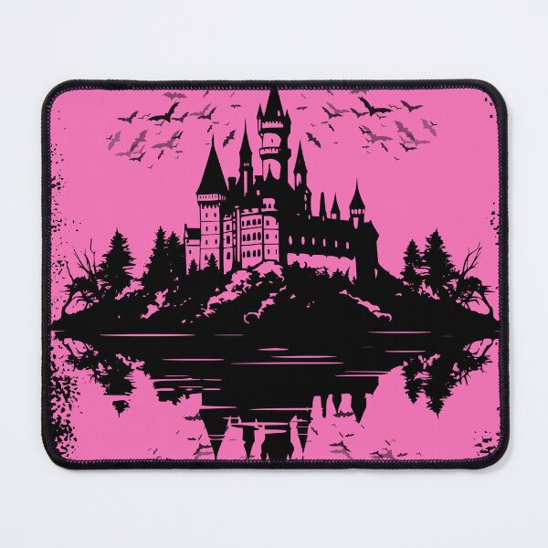 Item preview, Pink Grunge Gothic Castle Dark Landscape designed and sold by Cherry Emporium.