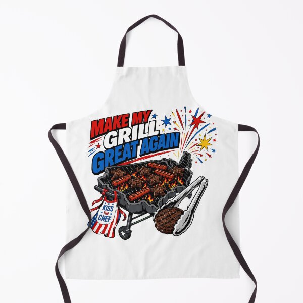 Item preview, Make My Grill Great Again Patriotic BBQ Dad designed and sold by chattsuede.