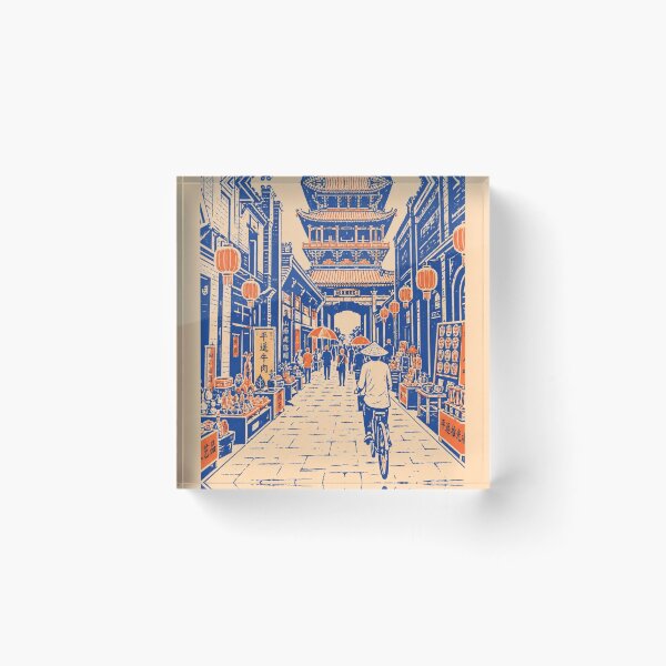 Item preview, Vintage Chinese Poster designed and sold by WALLERS-.
