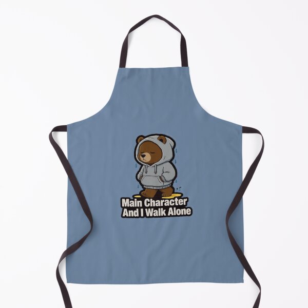 Item preview, Main Character And I Walk Alone Hoodie Bear Funny Design designed and sold by BooDesignStudio.