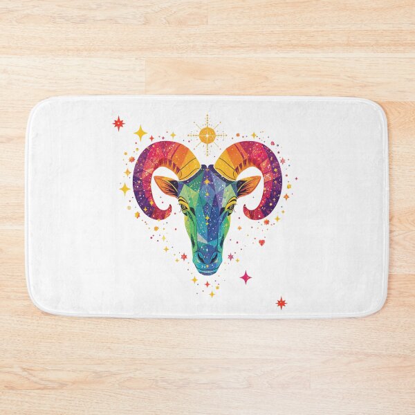 Item preview, Aries Rainbow Pride Zodiac Sign designed and sold by EchoPrint Co..
