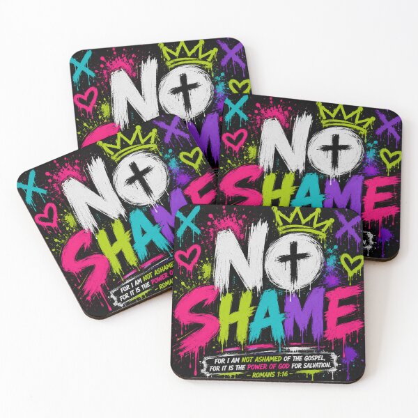 Item preview, No Shame Christian Graffiti Design designed and sold by ButterflyHolly Resource.