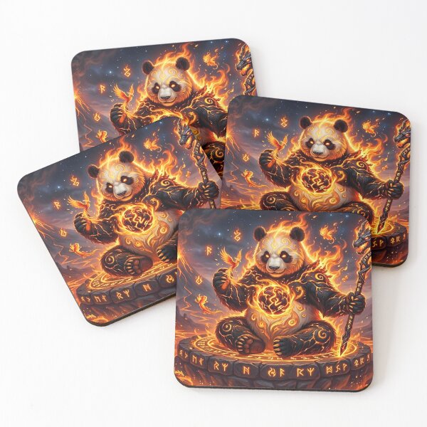 Item preview, The Elemental Fire Sage Panda Mystical  designed and sold by Biaa777.