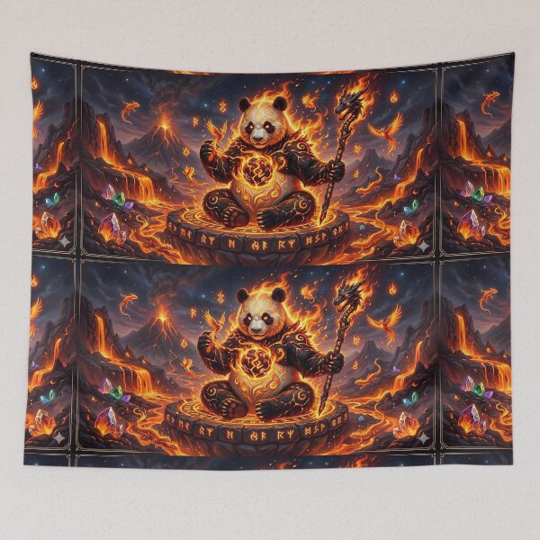 Item preview, The Elemental Fire Sage Panda Mystical  designed and sold by Biaa777.