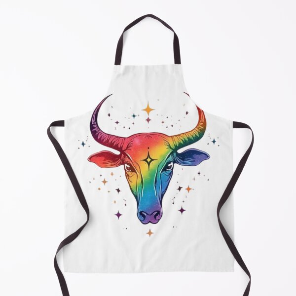Item preview, Taurus Rainbow Pride Zodiac Sign designed and sold by EchoPrint Co..