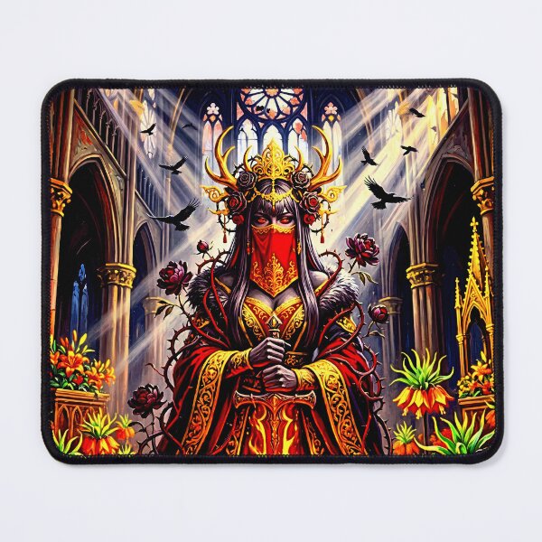 Item preview, Dark Gothic Art & Fine Art Prints (1:1 Square Posters) designed and sold by Cyber-ART-Studio.