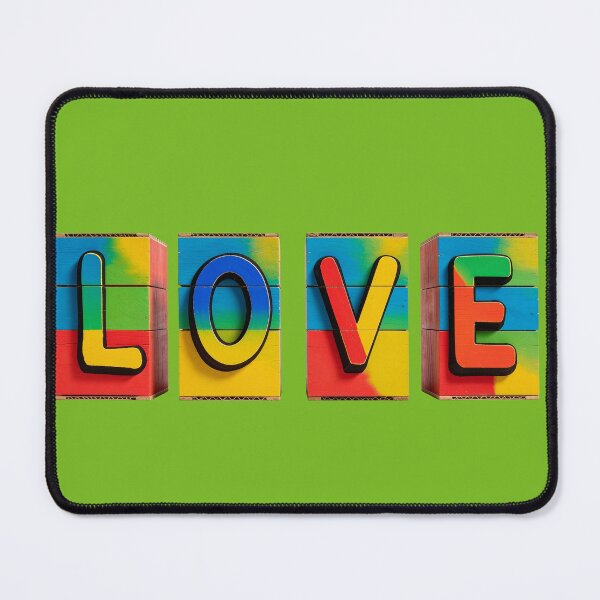 Item preview, Playful Love Typography Blocks designed and sold by sneidere9dace.