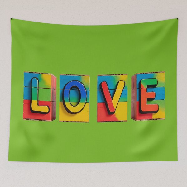 Item preview, Playful Love Typography Blocks  designed and sold by sneidere9dace.