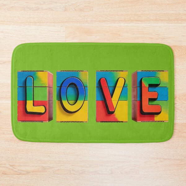 Item preview, Playful Love Typography Blocks  designed and sold by sneidere9dace.