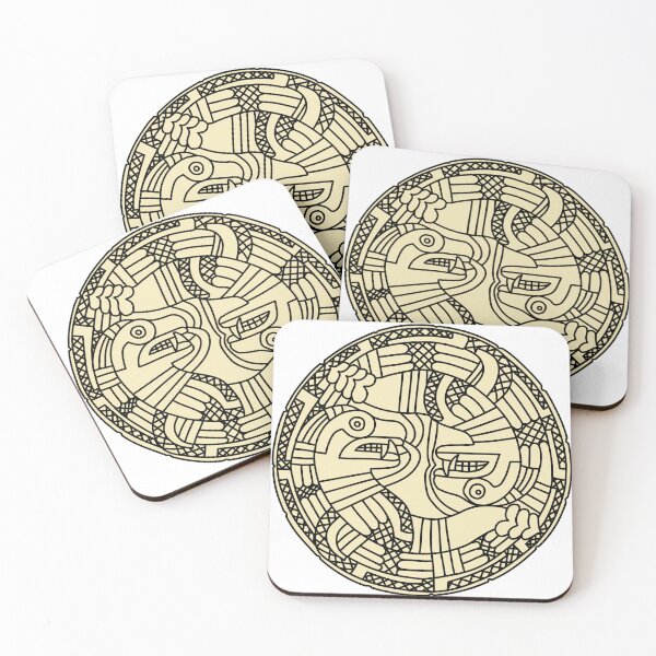 Item preview, Ancient Rattlesnake Serpent Art - Mississippian Inspired designed and sold by Lowtech.