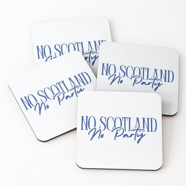Item preview, No Scotland No Party | World Cup Fan Scotland 2026 | Tartan Army Football Supporters Graphic designed and sold by Two Otters Co.