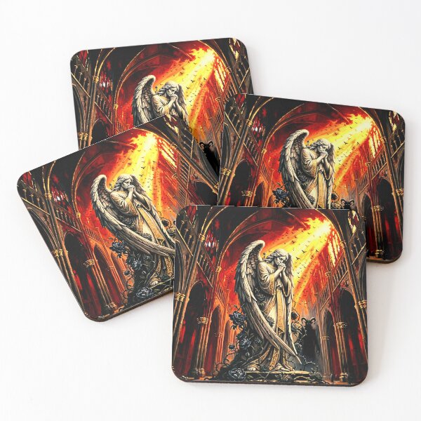 Item preview, Dark Gothic Art &amp; Fine Art Prints (1:1 Square Posters) designed and sold by Cyber-ART-Studio.