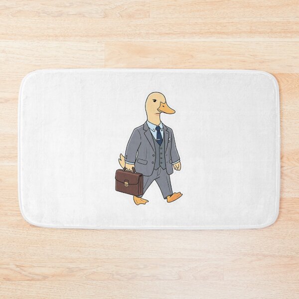 Item preview, Business Duck in a Suit — Funny Anthropomorphic Office Sticker designed and sold by Breezy Studio.