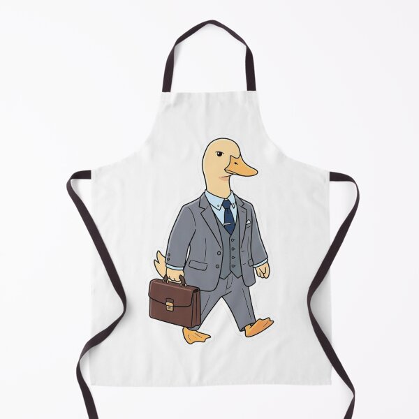 Item preview, Business Duck in a Suit — Funny Anthropomorphic Office Sticker designed and sold by Breezy Studio.