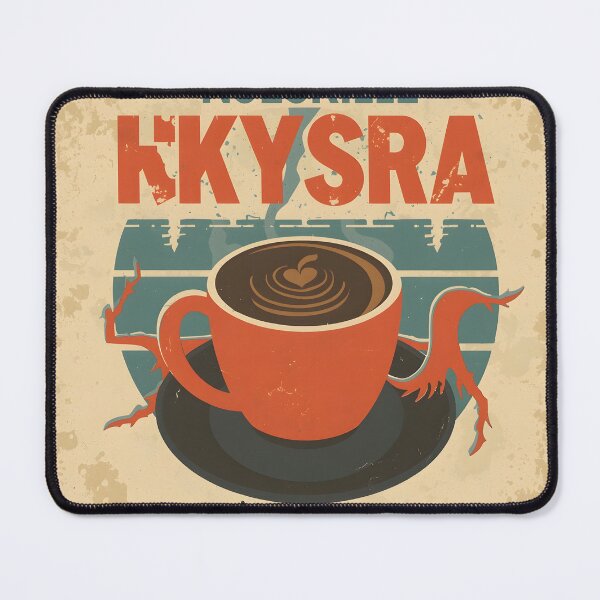 Item preview, Funny Albanian Coffee Poster — Vintage Retro Cafe Art designed and sold by Luna-Flow.