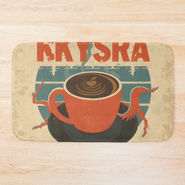 Item preview, Funny Albanian Coffee Poster — Vintage Retro Cafe Art designed and sold by Luna-Flow.