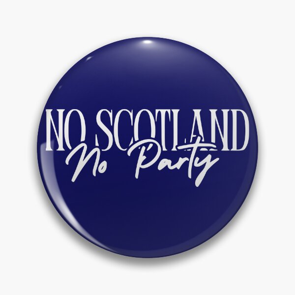 Item preview, No Scotland No Party | World Cup Fan Scotland 2026 | Tartan Army Football Supporters Graphic designed and sold by Two Otters Co.