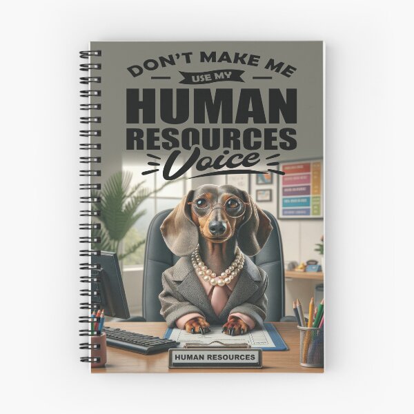 Item preview, Funny Human Resources Gift for Dachshund Lovers designed and sold by crcutler.