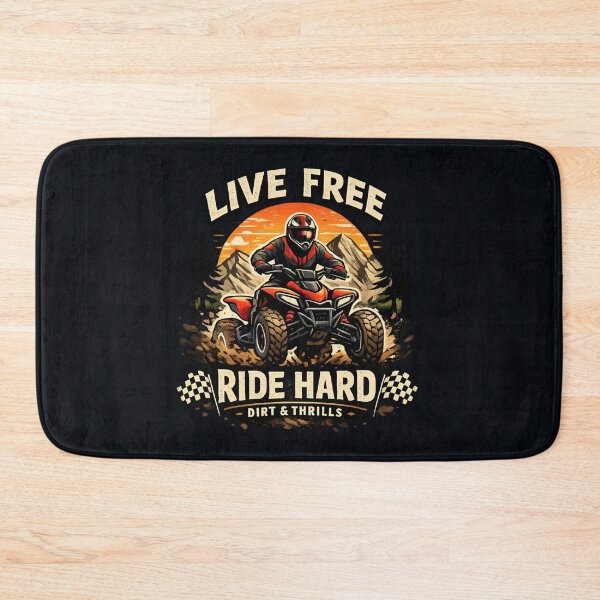Item preview, Live Free Ride Hard – ATV Off-Road Adventure Rider designed and sold by SidTastic .