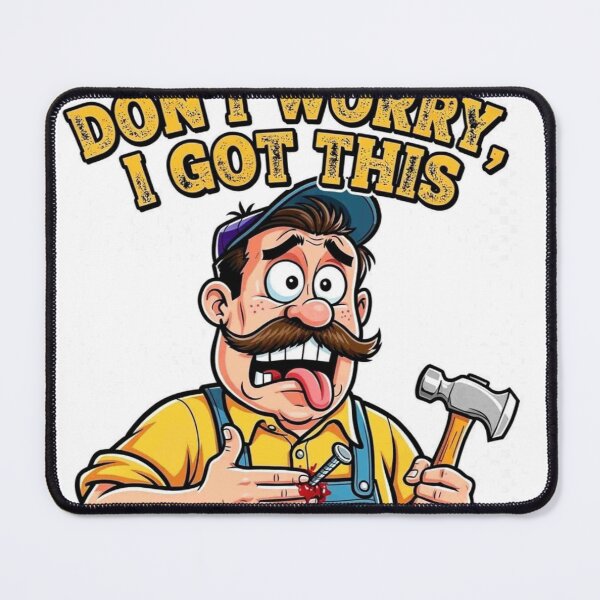 Item preview, Don't Worry I Got This - Famous Last Words | Funny DIY Dad Nailed Finger Fail Shirt designed and sold by Petringo.