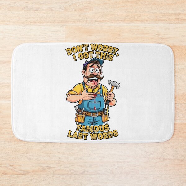 Item preview, Don't Worry I Got This - Famous Last Words | Funny DIY Dad Nailed Finger Fail Shirt designed and sold by Petringo.