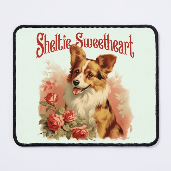 Item preview, Sheltie Sweetheart Cute Shetland Sheepdog Design | Floral Dog Lover Gift designed and sold by Sachie's Studio.