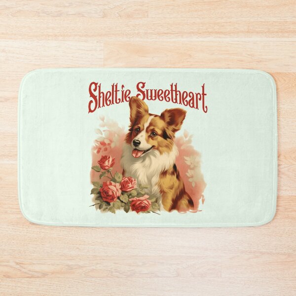 Item preview, Sheltie Sweetheart Cute Shetland Sheepdog Design | Floral Dog Lover Gift designed and sold by Sachie's Studio.