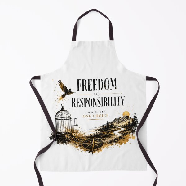 Item preview, Freedom and Responsibility Open Cage Compass Gold Art designed and sold by KireaDesigns.