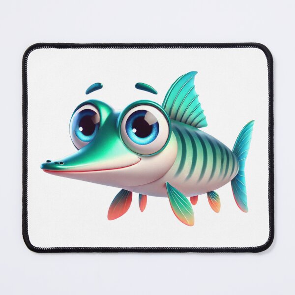 Item preview, Adorable Gar Fish designed and sold by Sillytoe.