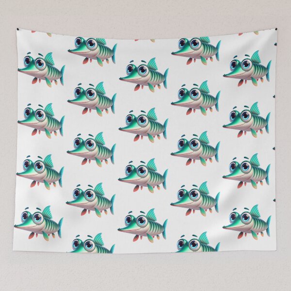 Item preview, Adorable Gar Fish designed and sold by Sillytoe.