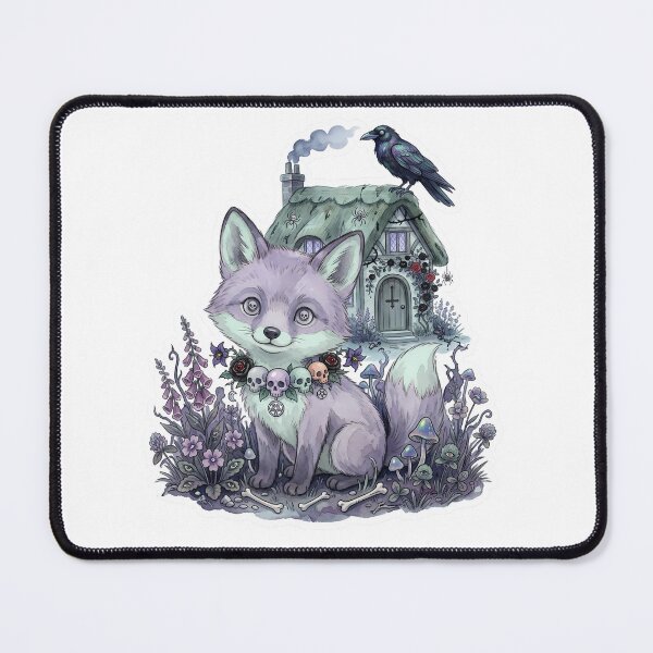 Item preview, Corrupt Cottagecore Fox designed and sold by theOffbeatCamel.