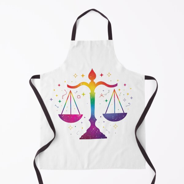 Item preview, Libra Rainbow Pride Zodiac Sign designed and sold by EchoPrint Co..