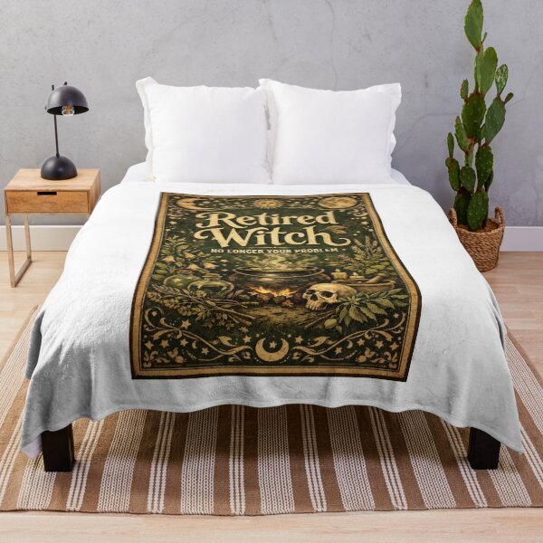 Item preview, Retired Witch No Longer Your Problem — Funny Retirement Gift for Women designed and sold by Print Loft.