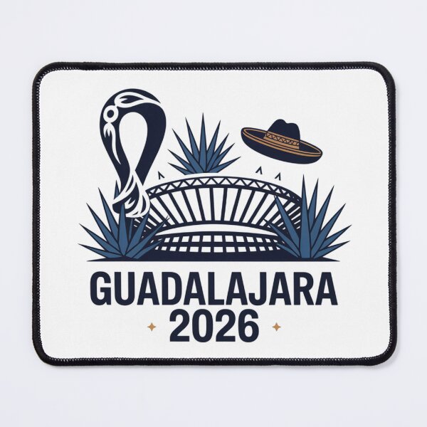 Item preview, Guadalajara 2026 Mexico Football Soccer Souvenir T-Shirt V14 designed and sold by DarylWelsh2024.