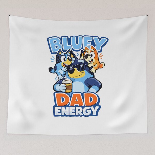 Item preview, Bluey Dad Energy Funny Father's Day designed and sold by DREAMBURN™.
