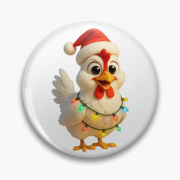Item preview, Christmas Leghorn Chicken designed and sold by Sillytoe.