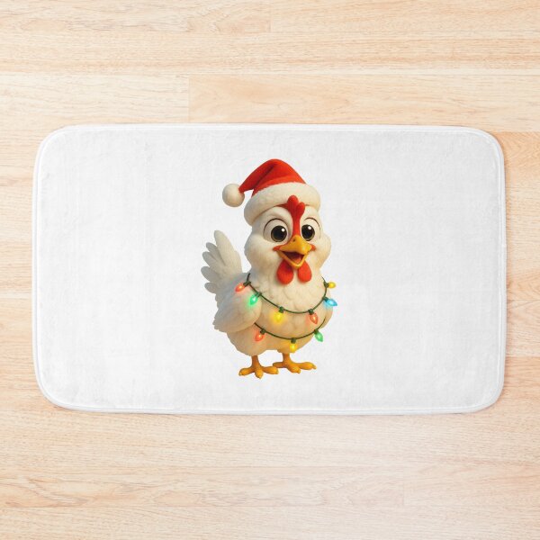 Item preview, Christmas Leghorn Chicken designed and sold by Sillytoe.