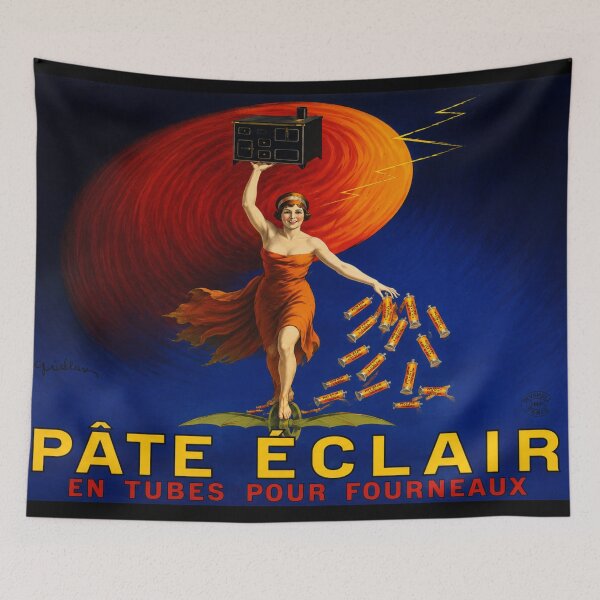 Item preview, Pate Eclair by Leonetto Capiello - Art Deco Advertising Poster Woman Illustration for Vintage Decor Lovers designed and sold by RickE.