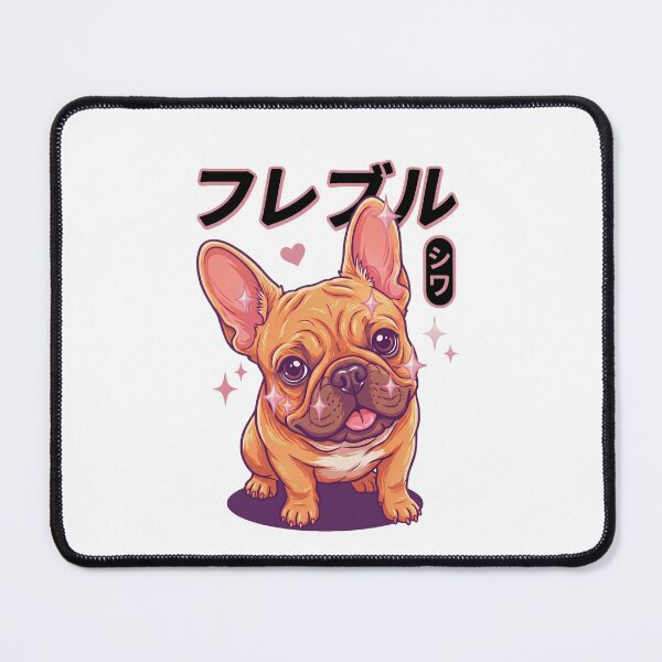 Item preview, Frenchie Wrinkles - Japanese Anime Style Sparkle Illustration designed and sold by fangirl92.